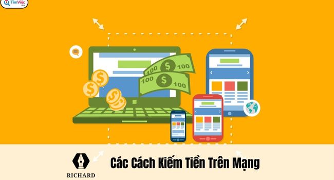 20+ cách kiếm tiền online tại nhà